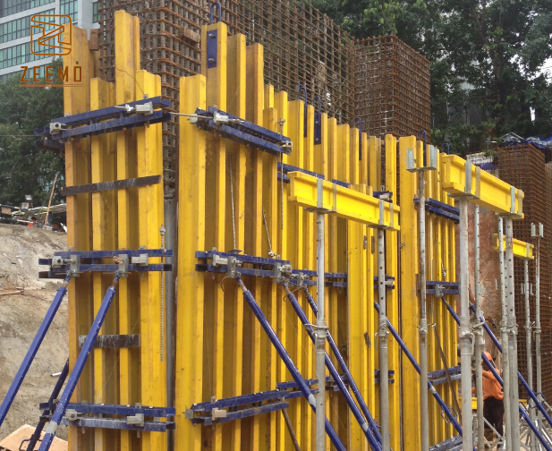 Reusable Concrete Column Wood Formwork for Wall And Columns Mold