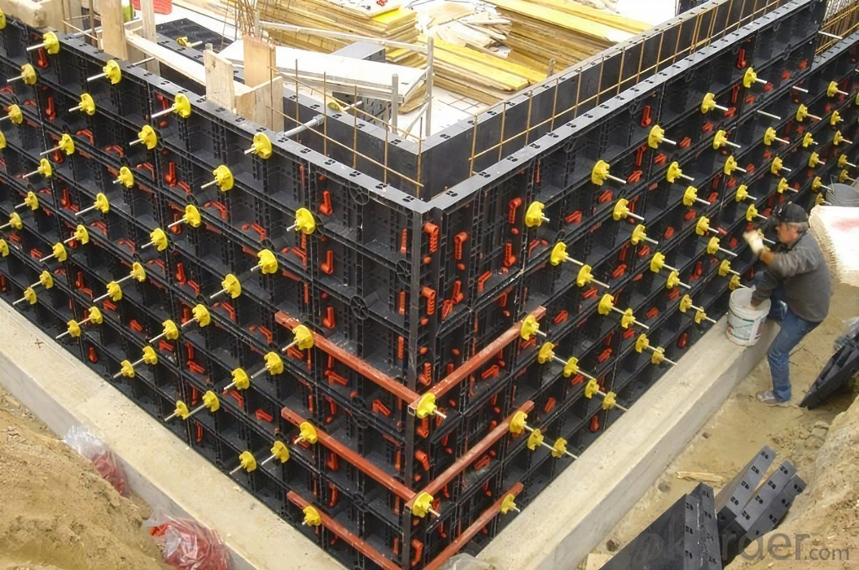  Chinese factory reusable adjustable Plastic Formwork for concrete construction