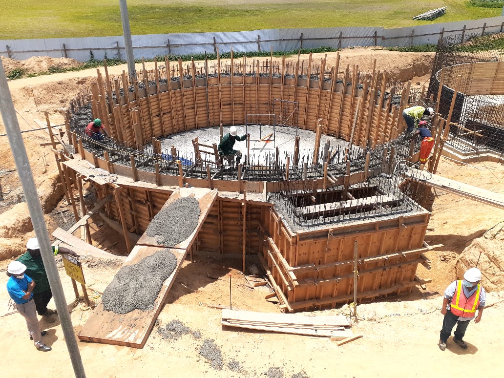 Competitive price factory direct sales Zeemo Concrete Circular Water Tank Formwork System with H20 Timber Beam