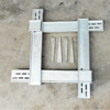 Galvanized steel column clamp adjustable