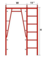 18" Walk Through Frame with 18" Ladder image