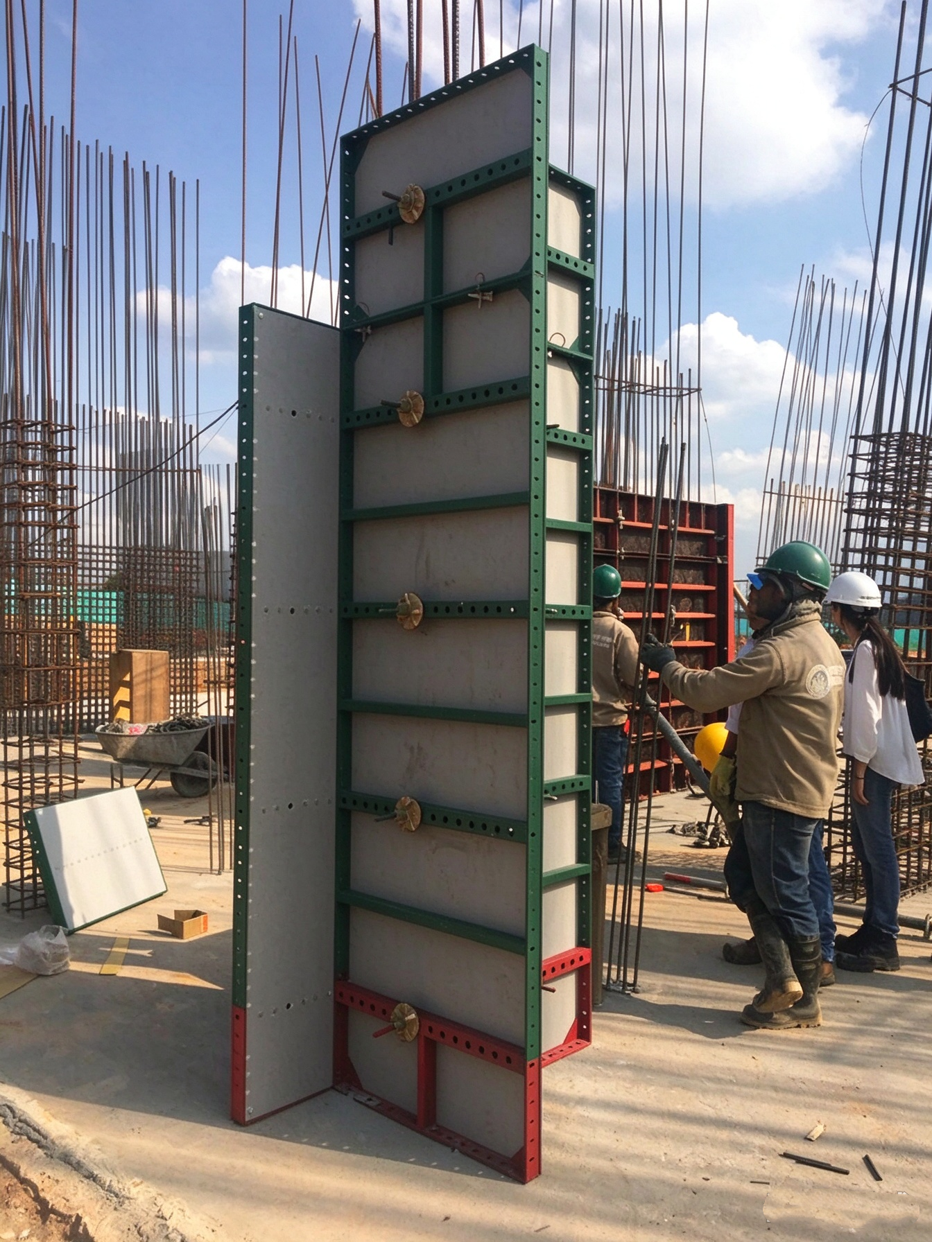 Additional PP hollow plastic formwork project application