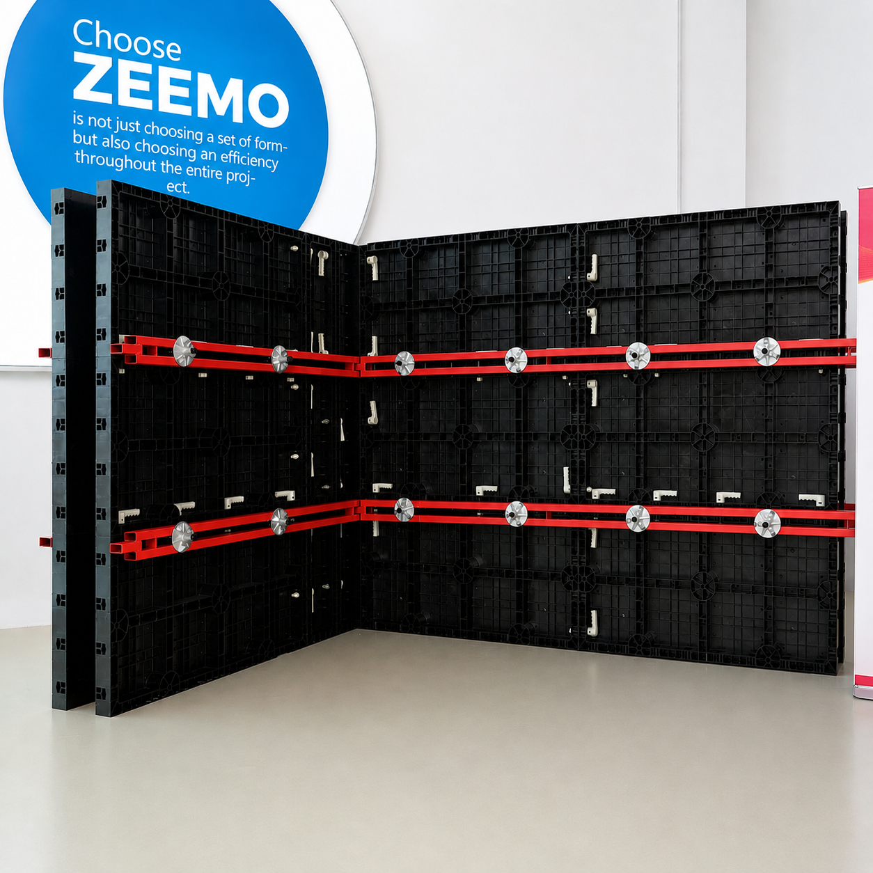 ZEEMO ABS Plastic Modular Formwork System
