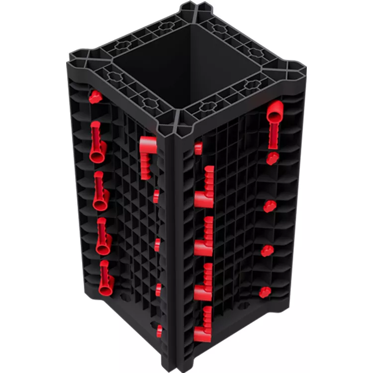 Reusable ABS Plastic Modular Formwork System for Concrete Construction