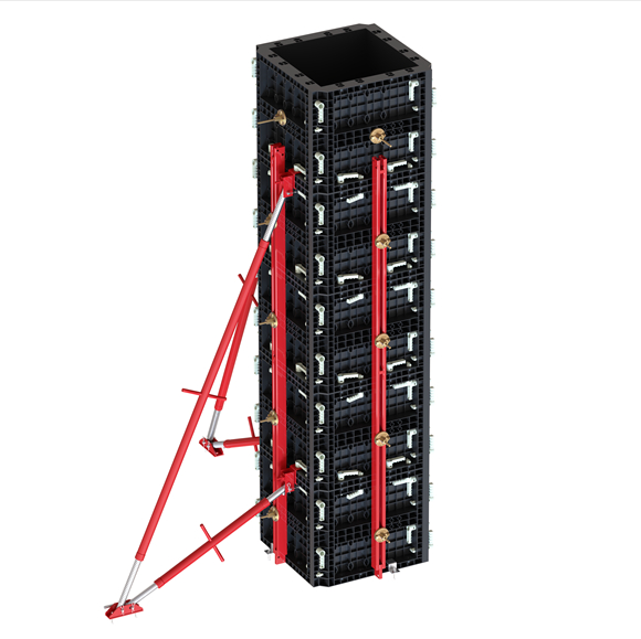 Reusable ABS Plastic Modular Formwork System for Concrete Construction