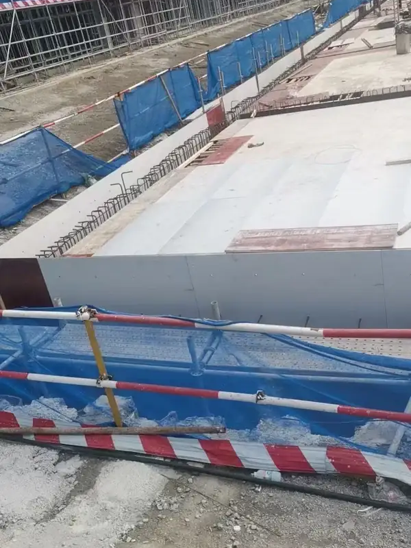 Plastic formwork application in a Philippines construction project