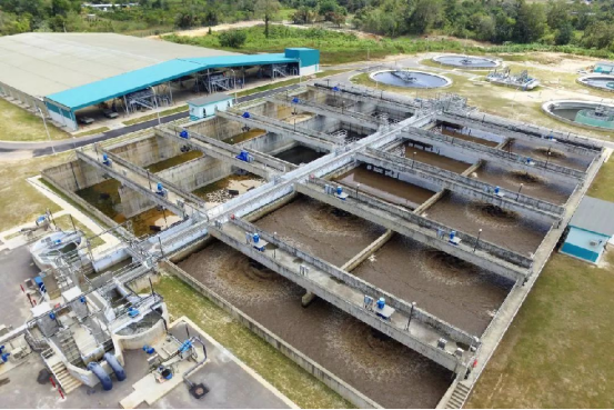 Water treatment plant structure