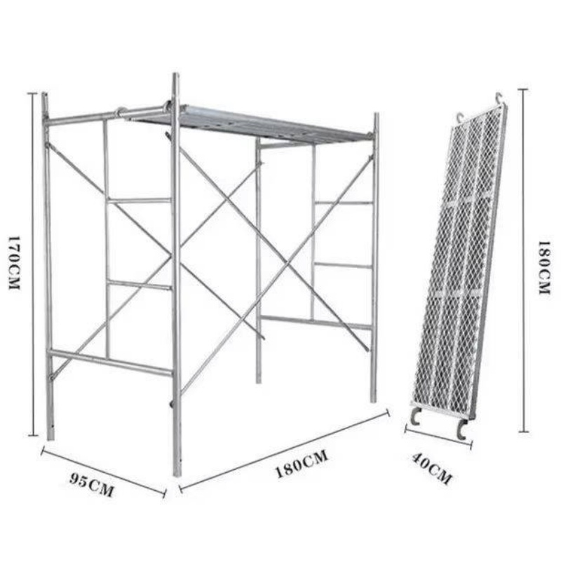 H Frame Scaffolding Walk Through Steel Frame System for Construction